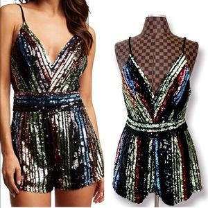 Charlotte Russe Romper, size medium